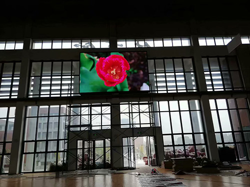 長(zhǎng)沙職院體育館P4全彩屏